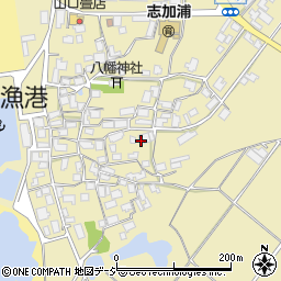 石川県羽咋郡志賀町上野周辺の地図