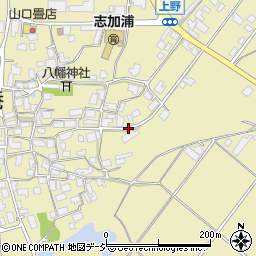 石川県羽咋郡志賀町上野ヲ周辺の地図