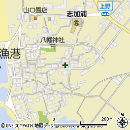 石川県羽咋郡志賀町上野ハ84周辺の地図