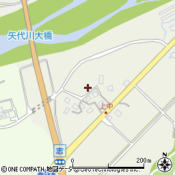 新潟県妙高市上中周辺の地図