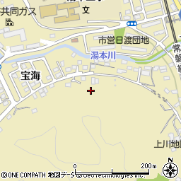 福島県いわき市常磐湯本町宝海周辺の地図