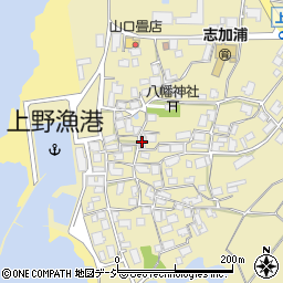 石川県羽咋郡志賀町上野ハ42周辺の地図