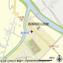 糸魚川市西海コミュニティスポーツセンター周辺の地図