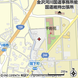 石川県七尾市国下町を周辺の地図