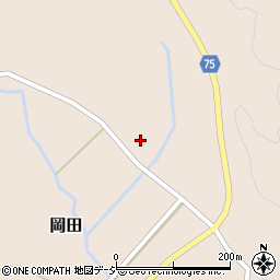 福島県東白川郡棚倉町岡田小屋下周辺の地図