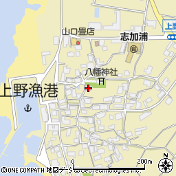 石川県羽咋郡志賀町上野ハ40周辺の地図