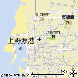 石川県羽咋郡志賀町上野ハ35周辺の地図