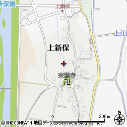 新潟県妙高市上新保周辺の地図