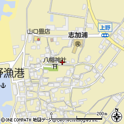 石川県羽咋郡志賀町上野ニ13周辺の地図