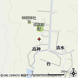 福島県いわき市平鶴ケ井高神周辺の地図
