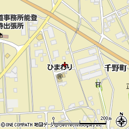 石川県七尾市千野町は周辺の地図