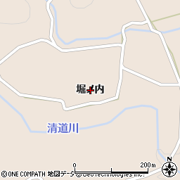 福島県いわき市遠野町大平堀ノ内周辺の地図