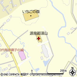源泉那須山周辺の地図