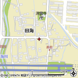 新潟県糸魚川市田海5881周辺の地図