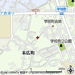 新潟県妙高市末広町周辺の地図