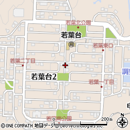 福島県いわき市若葉台周辺の地図