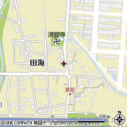 新潟県糸魚川市田海2384周辺の地図