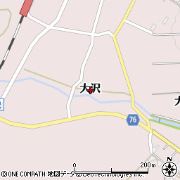 新潟県南魚沼市大沢周辺の地図