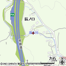 福島県いわき市常磐上湯長谷町辰ノ口周辺の地図