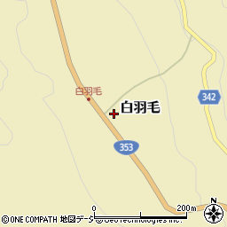 新潟県十日町市白羽毛周辺の地図