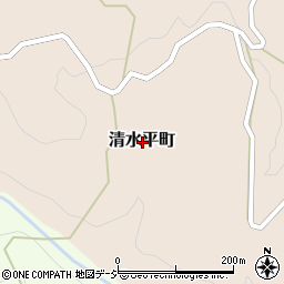 石川県七尾市清水平町周辺の地図