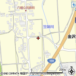 石川県七尾市八幡町（ヘ）周辺の地図