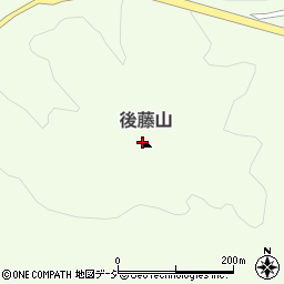 後藤山周辺の地図