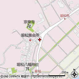 石川県羽咋郡志賀町堀松ロ周辺の地図
