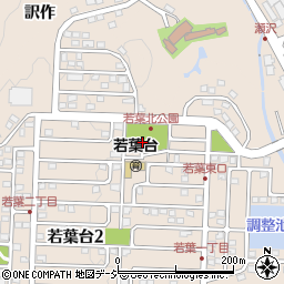 若葉台北公園周辺の地図