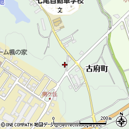 石川県七尾市古府町赤坂周辺の地図