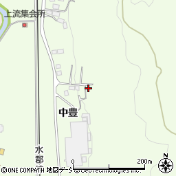 福島県棚倉町（東白川郡）流（豊川）周辺の地図