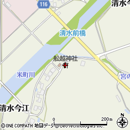 舩越神社周辺の地図