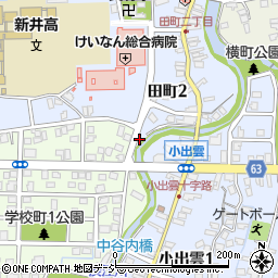 久善田橋周辺の地図