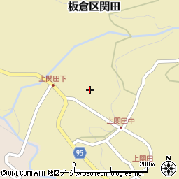 新潟県上越市板倉区関田上関田周辺の地図