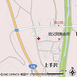 福島県東白川郡棚倉町上手沢屋敷周辺の地図