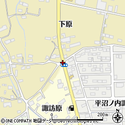 神谷作入口周辺の地図