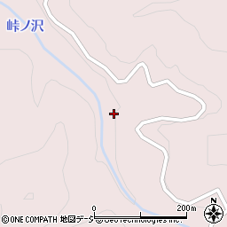峠ノ沢周辺の地図