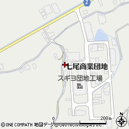 石川県七尾市白馬町1-16周辺の地図