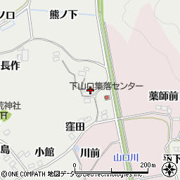 福島県いわき市平下山口高塚周辺の地図
