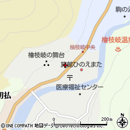 福島県南会津郡檜枝岐村居平周辺の地図
