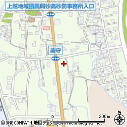 新潟県妙高市美守周辺の地図
