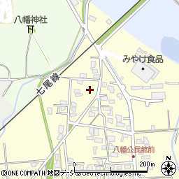 石川県七尾市八幡町ち周辺の地図