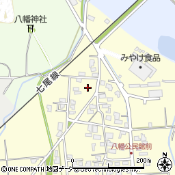 石川県七尾市八幡町（ち）周辺の地図