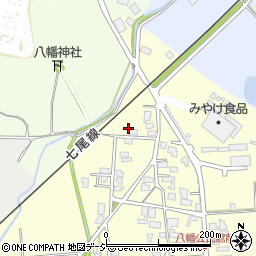 石川県七尾市八幡町チ周辺の地図