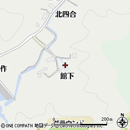 福島県いわき市平吉野谷館下周辺の地図