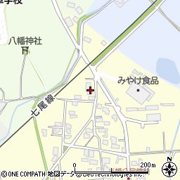石川県七尾市八幡町カ周辺の地図