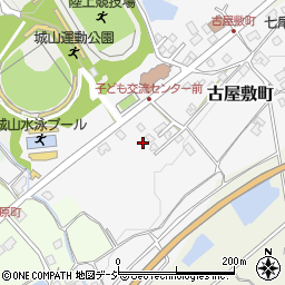 石川県七尾市古屋敷町（ル）周辺の地図