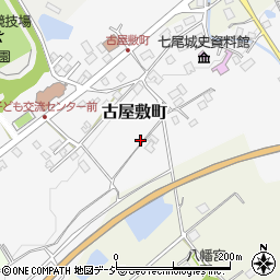 石川県七尾市古屋敷町ヲ周辺の地図