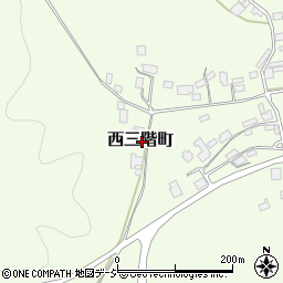 石川県七尾市西三階町周辺の地図