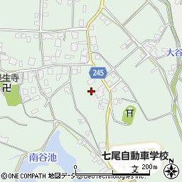 石川県七尾市古府町キ周辺の地図